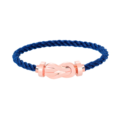 [BLUE TEARS]CHANCE LARGE 8 FIGURE BUCKLE NO DIAMOND BRACELET ROSE GOLD