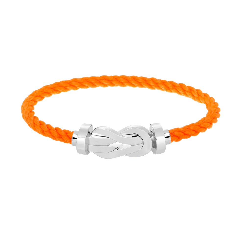 [BLUE TEARS]CHANCE LARGE 8 FIGURE BUCKLE NO DIAMOND BRACELET SILVER