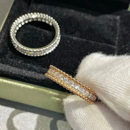 [BLUE TEARS]PERLEE DIAMOND ROSE GOLD RING