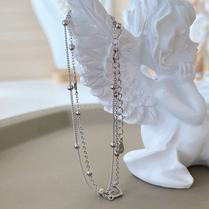 [Nova Jewelry]Dainty Double Layer Love Heart Bracelet