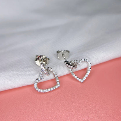 [Nova Jewelry]Dainty Heart Shape Earrings