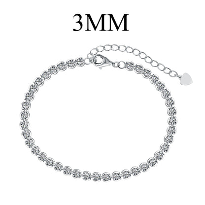 [Nova Jewelry]Ornate  Sparkling Round Cut Daily Bracelet