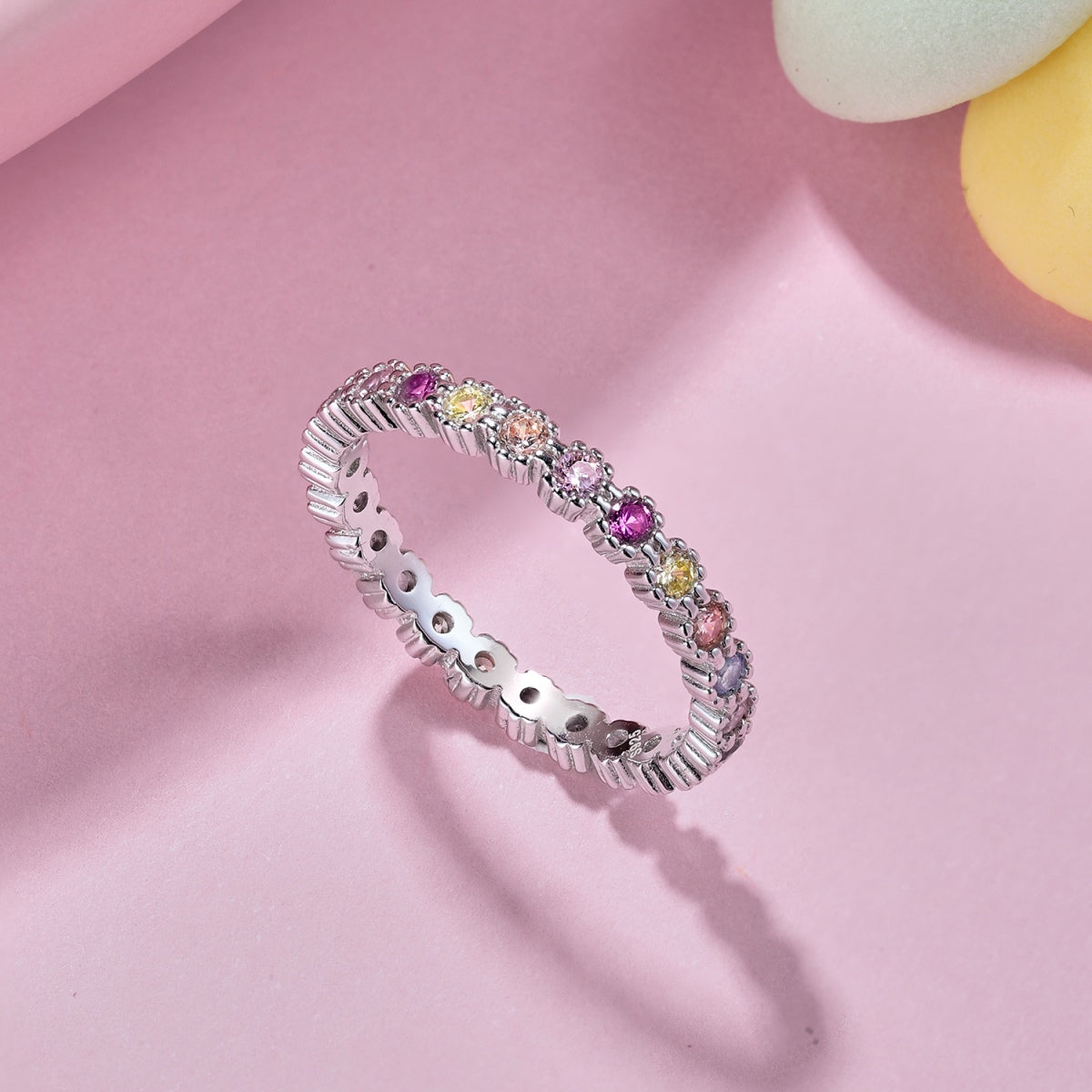 [Nova Jewelry]Exquisite Colorful Round Cut Party Ring