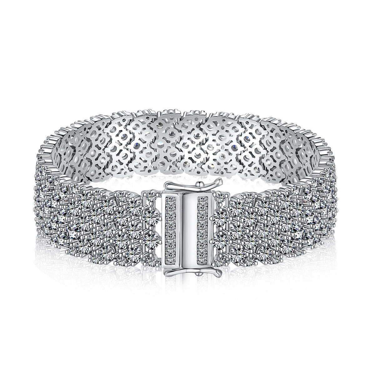 [Nova Jewelry]Ornate Elegant Round Cut Party Bracelet