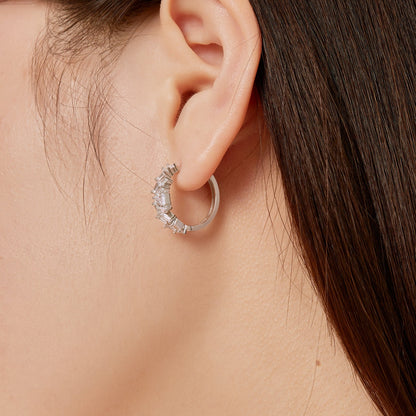 [Nova Jewelry]Dazzling Colorful Emerald Cut Daily Earrings