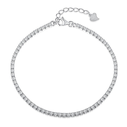 [Nova Jewelry]Radiant Shinning Princess Cut Tennis Bracelet
