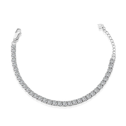 [Nova Jewelry]Sparkling Radiant Princess Cut Tennis Bracelet