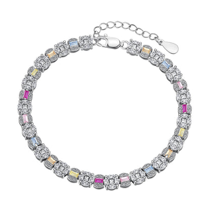 [Nova Jewelry]Dazzling Radiant Multi Cut Daily Bracelet