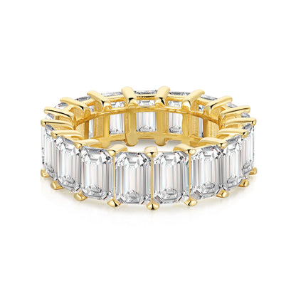 [Nova Jewelry]0.75 Carat Elegant Emerald Cut Tennis Ring