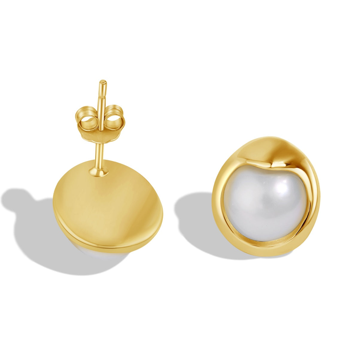 [Nova Jewelry]Dainty Bread Pearl Earrings