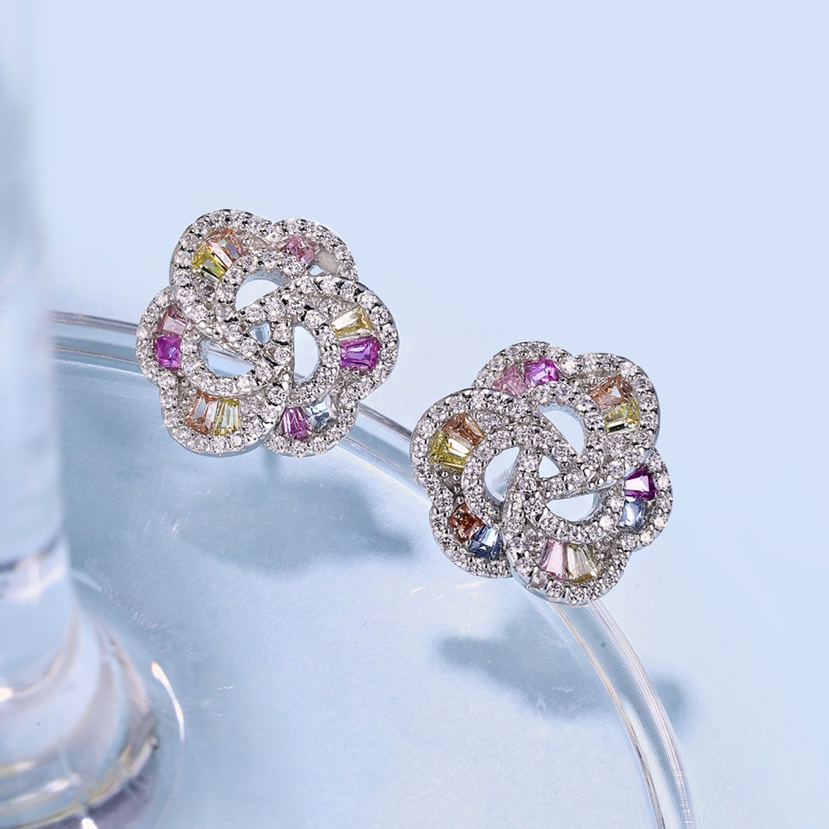 [Nova Jewelry]Exquisite Flower Shape Daily Earrings