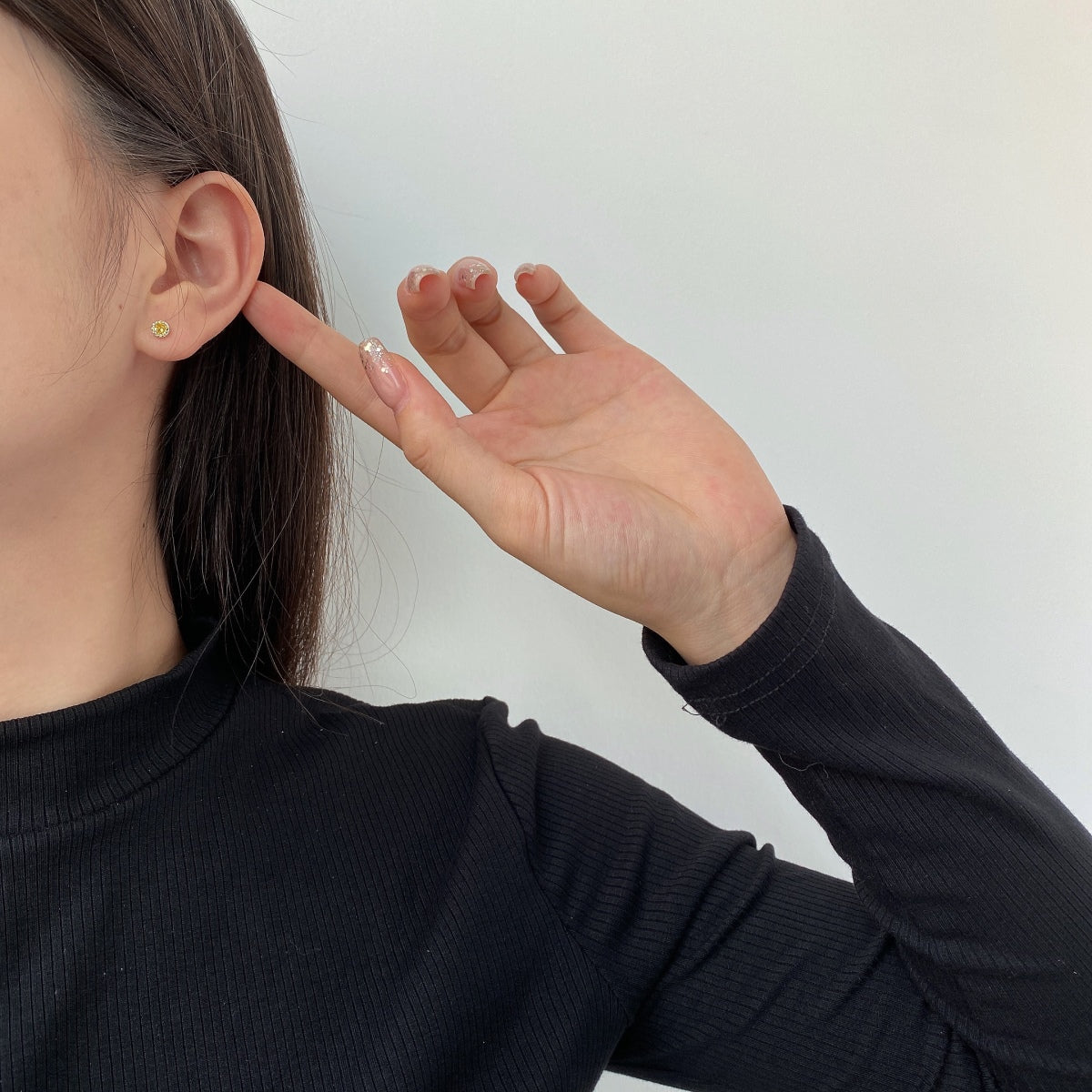 [Nova Jewelry]Sparkling Colorful Round Shape Earrings