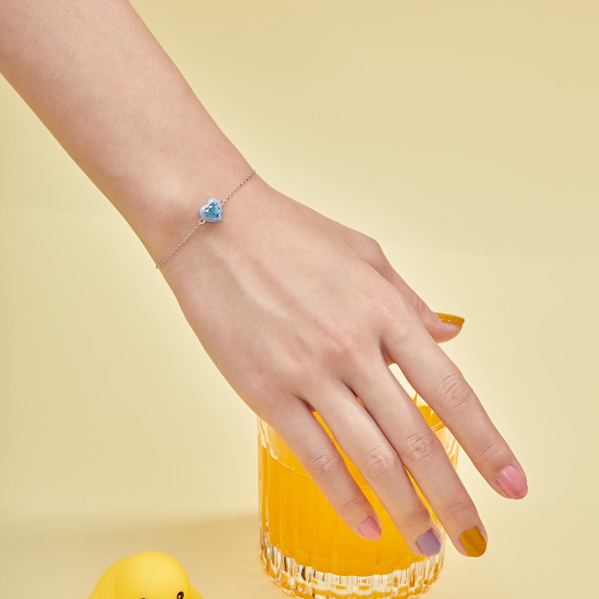 [Nova Jewelry]Sparkling Romantic Heart Shape Lover Bracelet