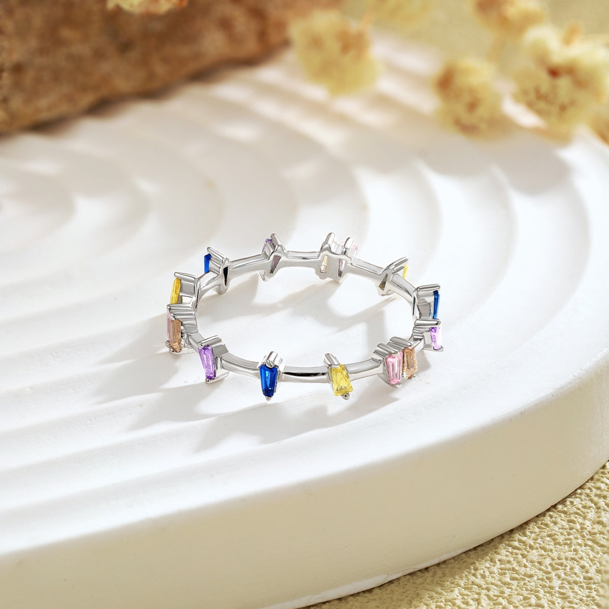 [Nova Jewelry]Unique Trapezoid Cut Daily Ring