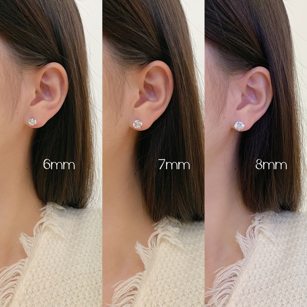 [Nova Jewelry]Dainty Round Shape Earrings