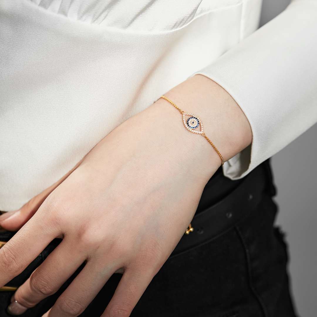 [Nova Jewelry]Dazzling Eye Shape Necklace