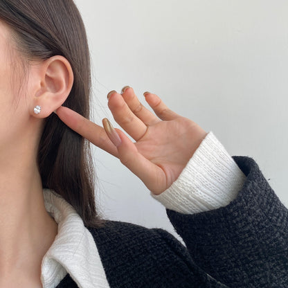 [Nova Jewelry]Oval Classic Dignified Elegant Earrings