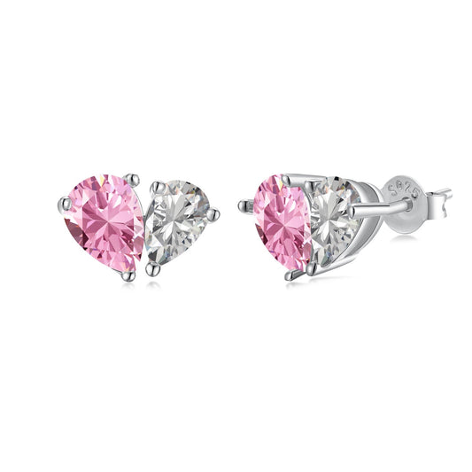 [Nova Jewelry]Dazzling Elegant Heart Cut Lover Earrings