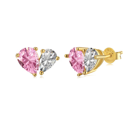 [Nova Jewelry]Dazzling Elegant Heart Cut Lover Earrings