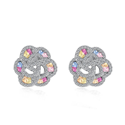 [Nova Jewelry]Exquisite Flower Shape Daily Earrings