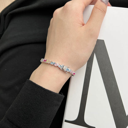 [Nova Jewelry]Ornate Sparkling Multi Cut Party Bracelet