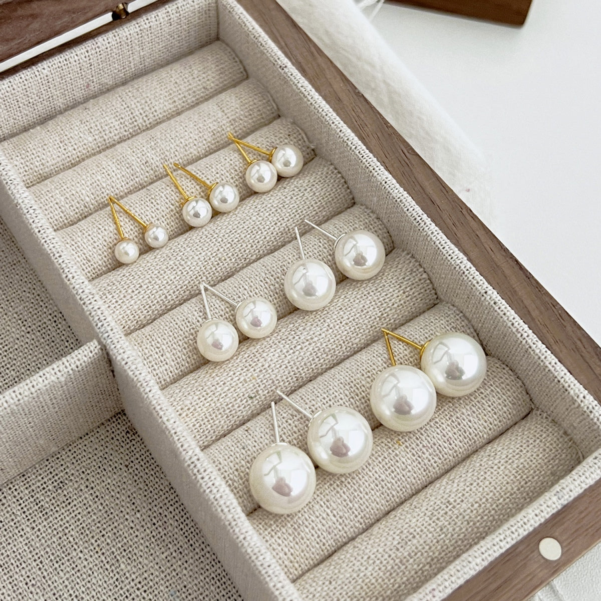[Nova Jewelry]Delicate Pearl Earrings
