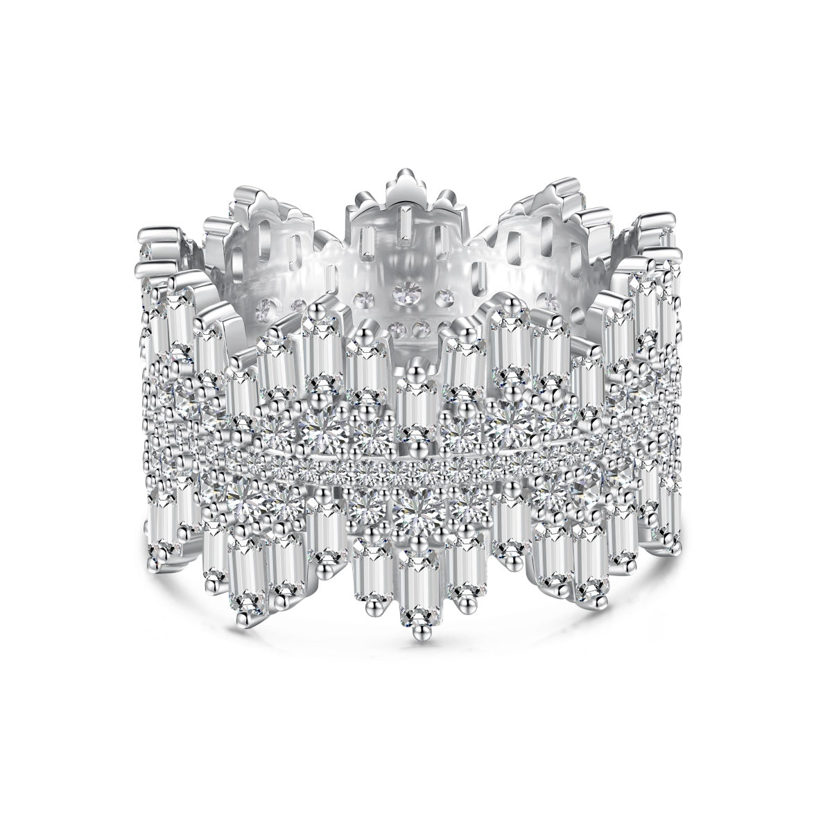 [Nova Jewelry]Luxurious Colorful Radiant Cut Daily Ring