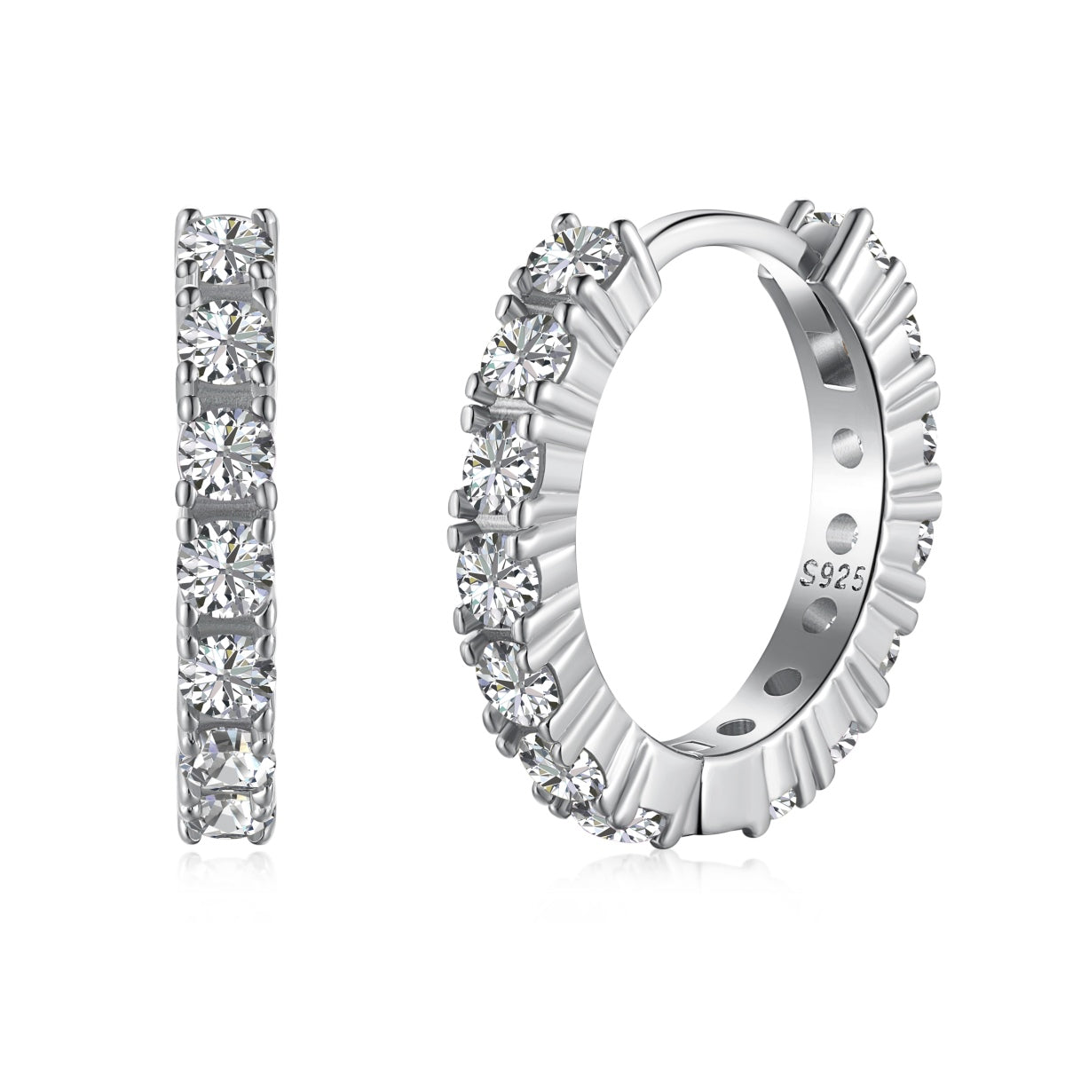 [Nova Jewelry]Radiant Colorful Round Cut Earrings