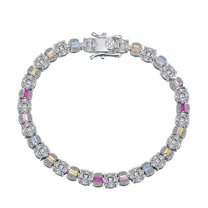 [Nova Jewelry]Dazzling Radiant Multi Cut Daily Bracelet