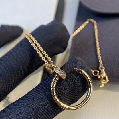 [BLUE TEARS]JUSTE NECKLACE PINK GOLD DIAMONDS