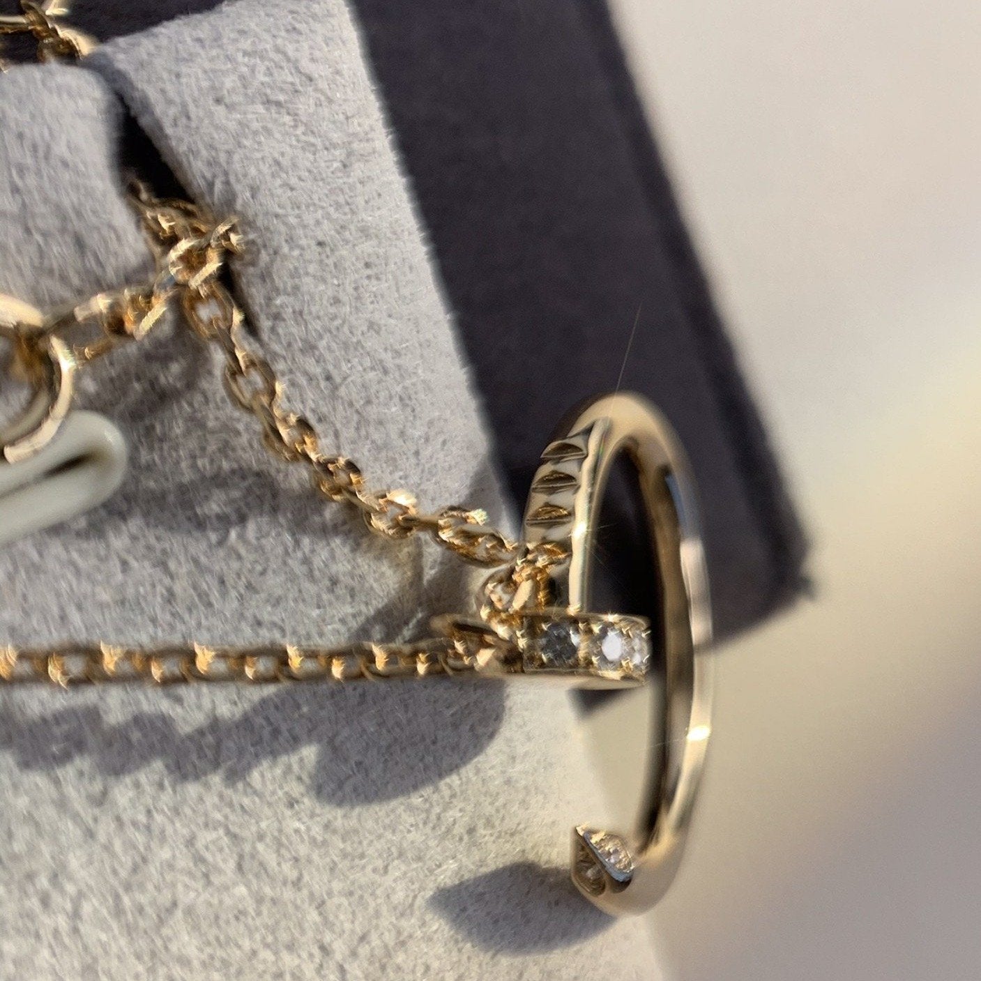 [BLUE TEARS]JUSTE NECKLACE PINK GOLD