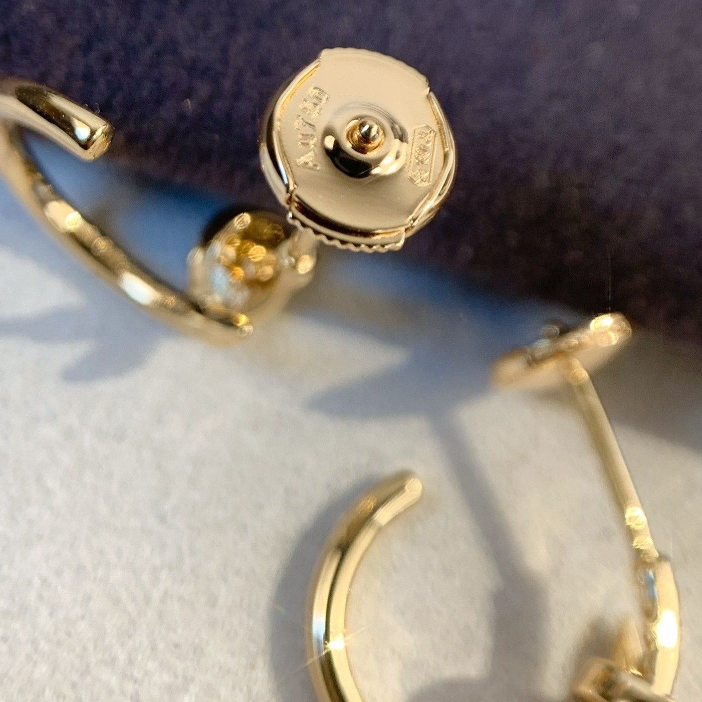 [BLUE TEARS]JUSTE EARRINGS PINK GOLD