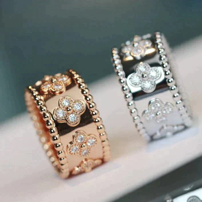 [BLUE TEARS]CLOVER KALEIDOSCOPE RING 10MM