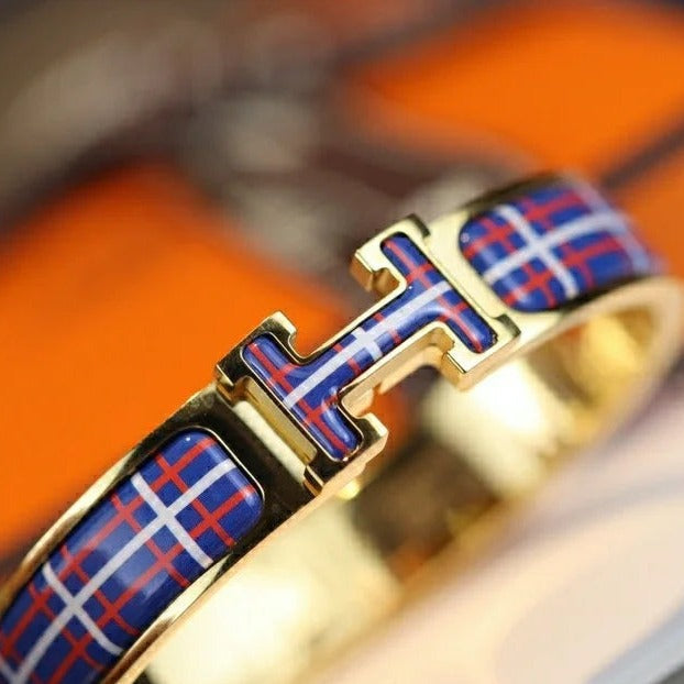 [BLUE TEARS]H TARTAN BRACELET 12MM