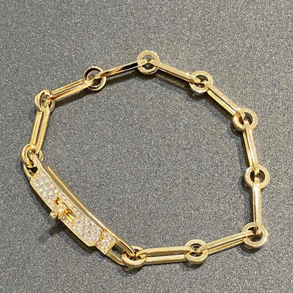 [BLUE TEARS]CHAINE BRACELET SMALL MODEL DIAMOND