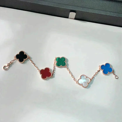 [BLAUE TRÄNEN]KLEE 5 MOTIVE MEHRFARBIGES ARMBAND