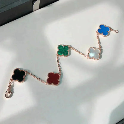 [BLAUE TRÄNEN]KLEE 5 MOTIVE MEHRFARBIGES ARMBAND