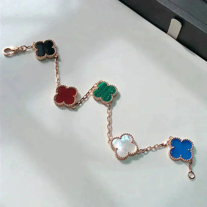 [BLAUE TRÄNEN]KLEE 5 MOTIVE MEHRFARBIGES ARMBAND