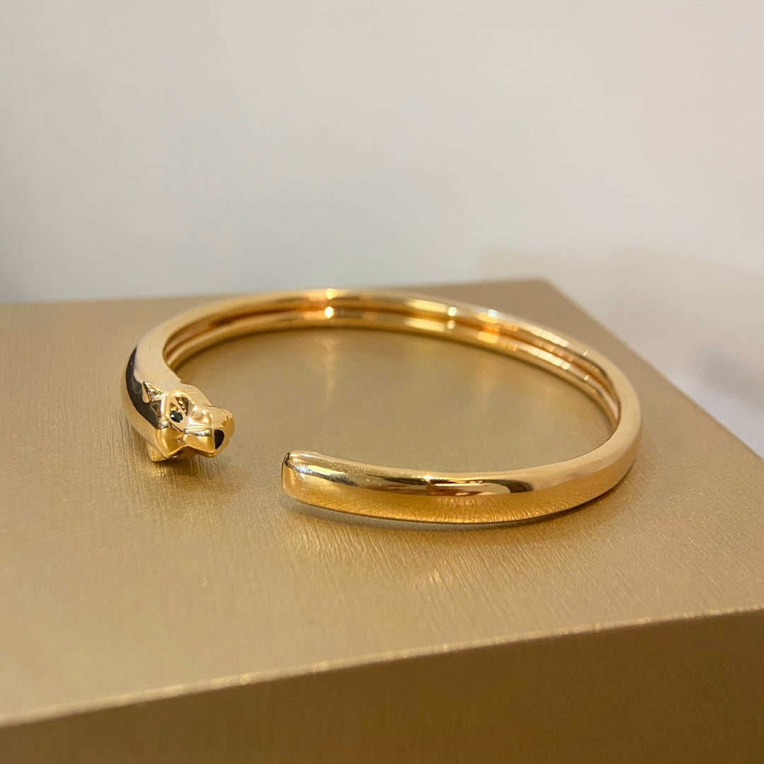 [BLUE TEARS]PANTHERE GOLD OPEN BRACELET