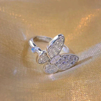 [BLUE TEARS]BUTTERFLY DIAMOND RING