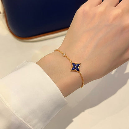 [BLUE TEARS]COLOR STAR PINK GOLD DIAMOND BRACELET