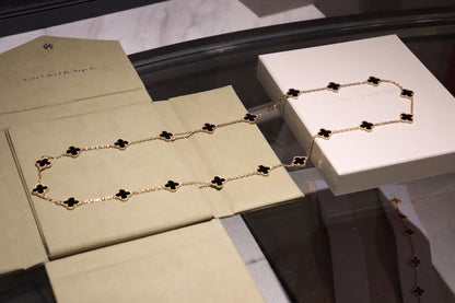 [BLUE TEARS]CLOVER 20 MOTIFS ONYX ROSE GOLD