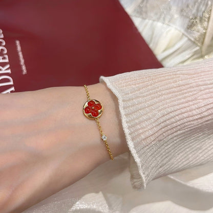 [BLUE TEARS]SUN PEDANT CARNELIAN BRACELET