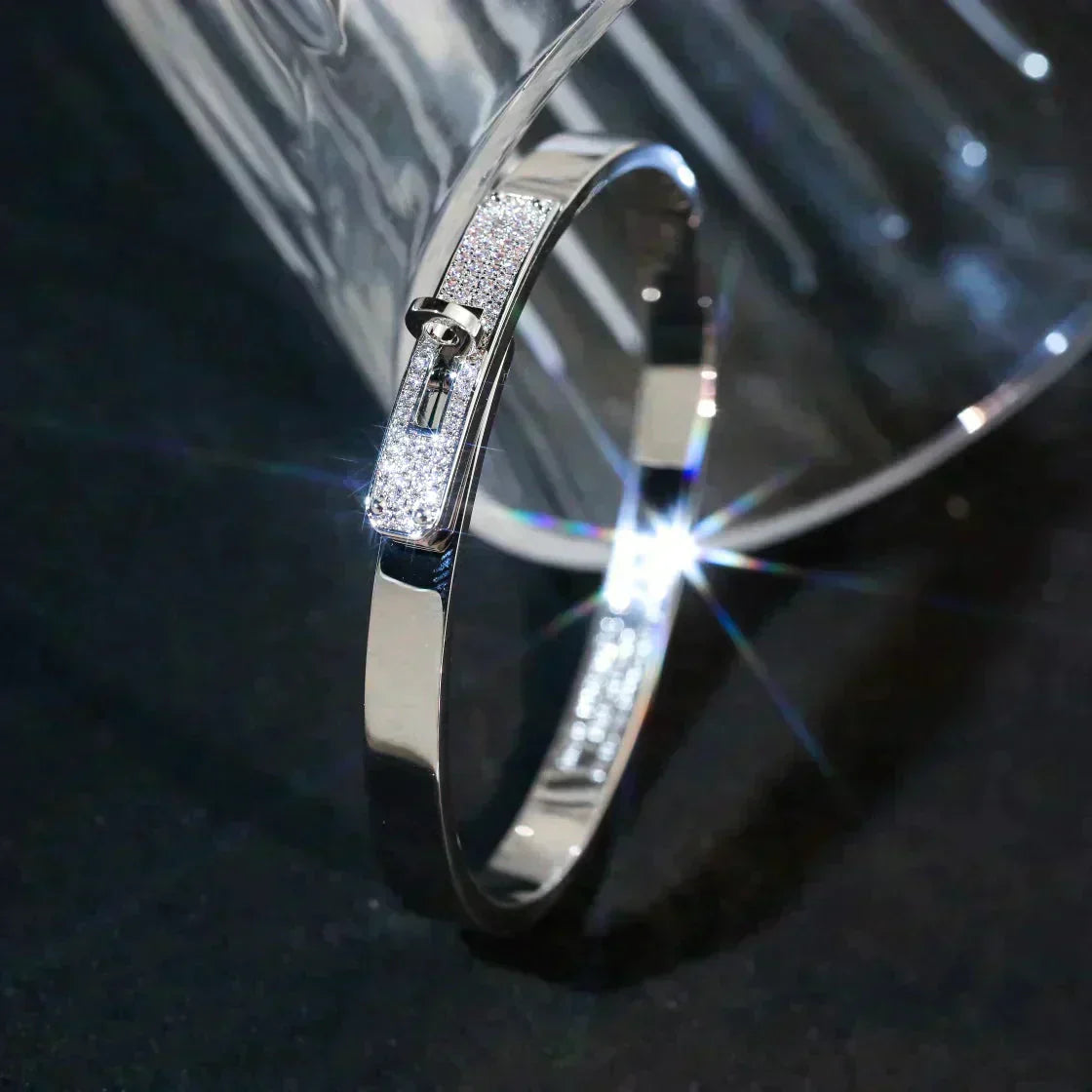 [BLUE TEARS]KELLY SILVER DIAMOND BRACELET