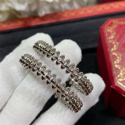 [BLUE TEARS]CLASH LARGE HOOP EARRINGS