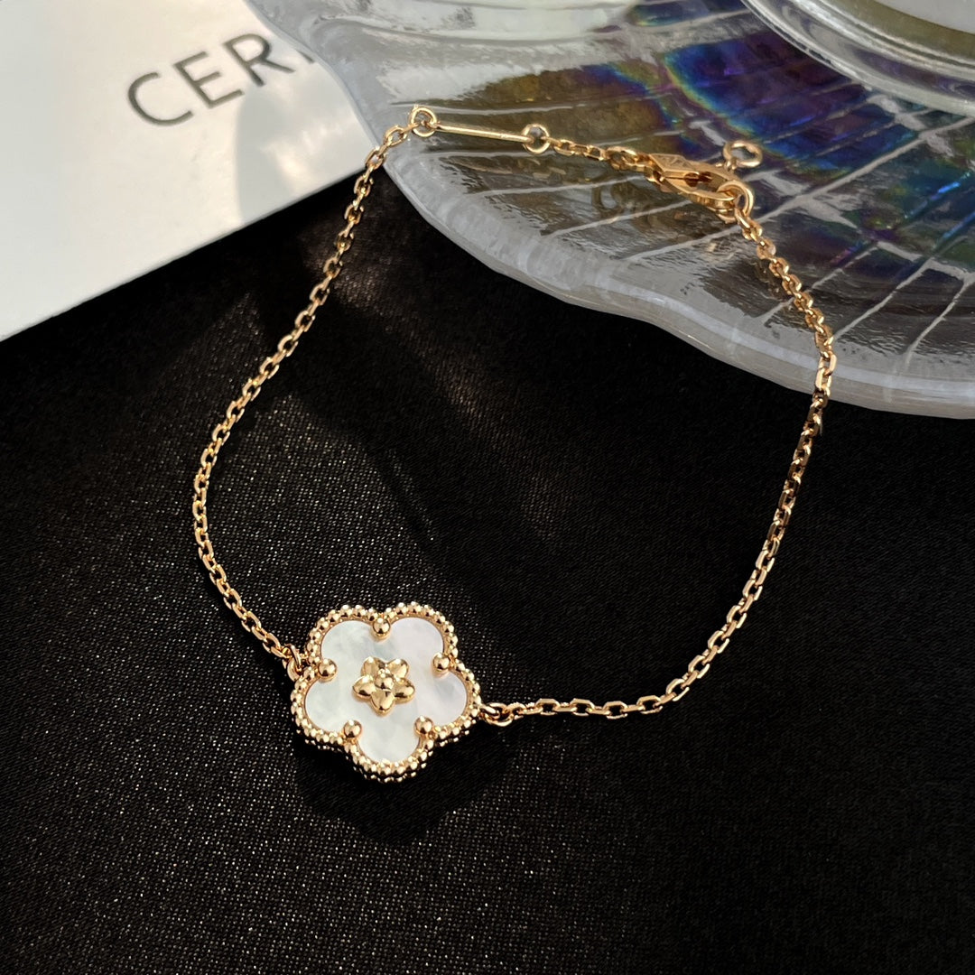 [BLUE TEARS]LUCKY SPRING ROSE GOLD MOP BRACELET