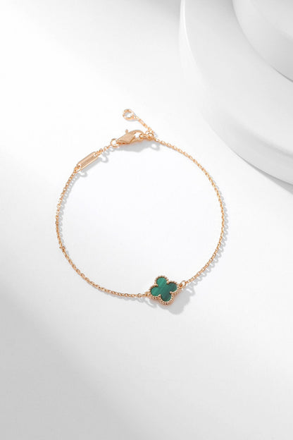 [BLAUE TRÄNEN]KLEE-ARMBAND MALACHIT 1 MOTIV