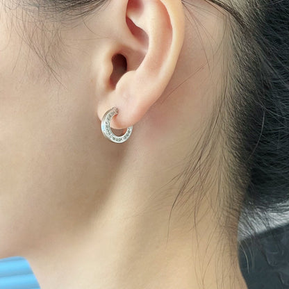 [BLUE TEARS]LOVE DIAMOND EARRINGS