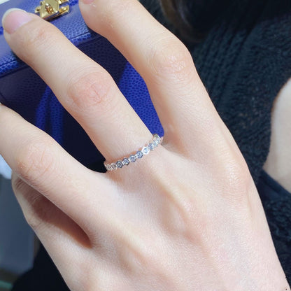 [BLUE TEARS]BEE LOVE DIAMOND PAVED SMALL RING