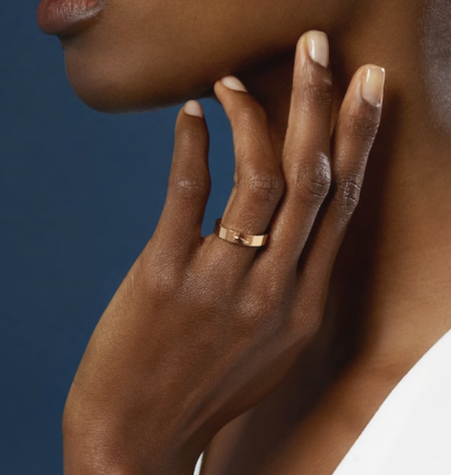 [BLUE TEARS]ALLIANCE LIENS VIDENCE 4MM RING